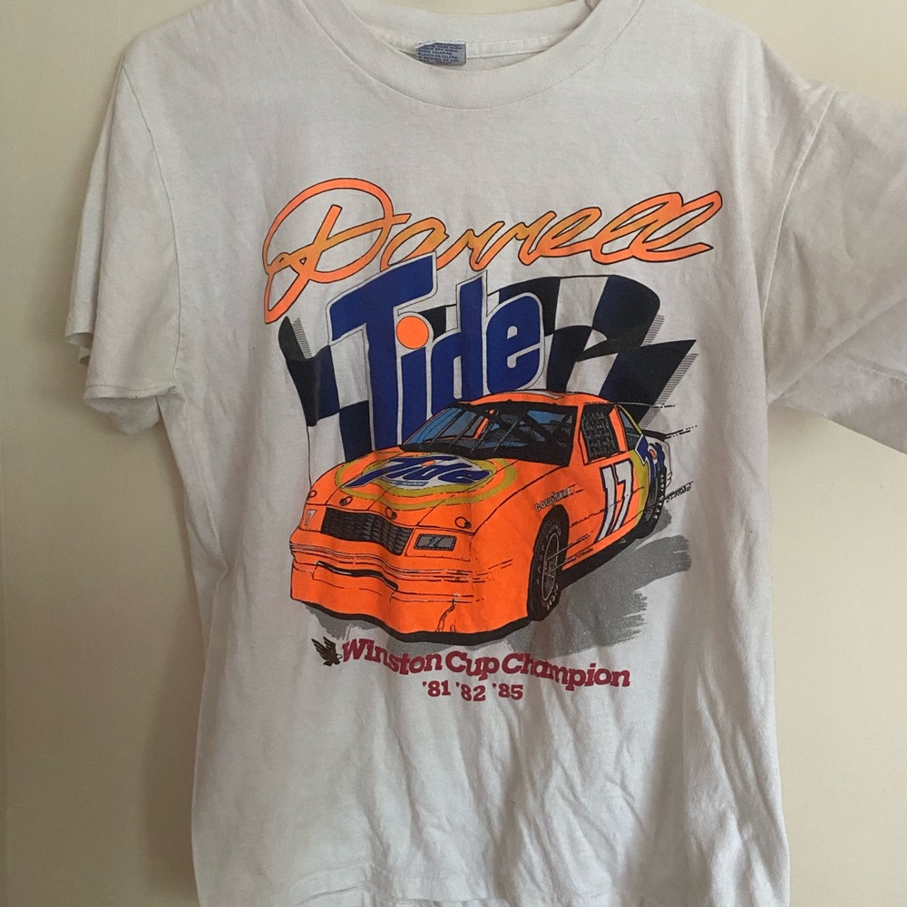Men’s Graphic T-Shirt - White and Orange
